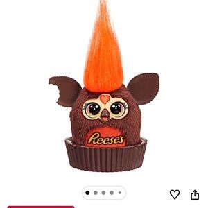Reese's Chocolate Brown Furby with Orange Hair